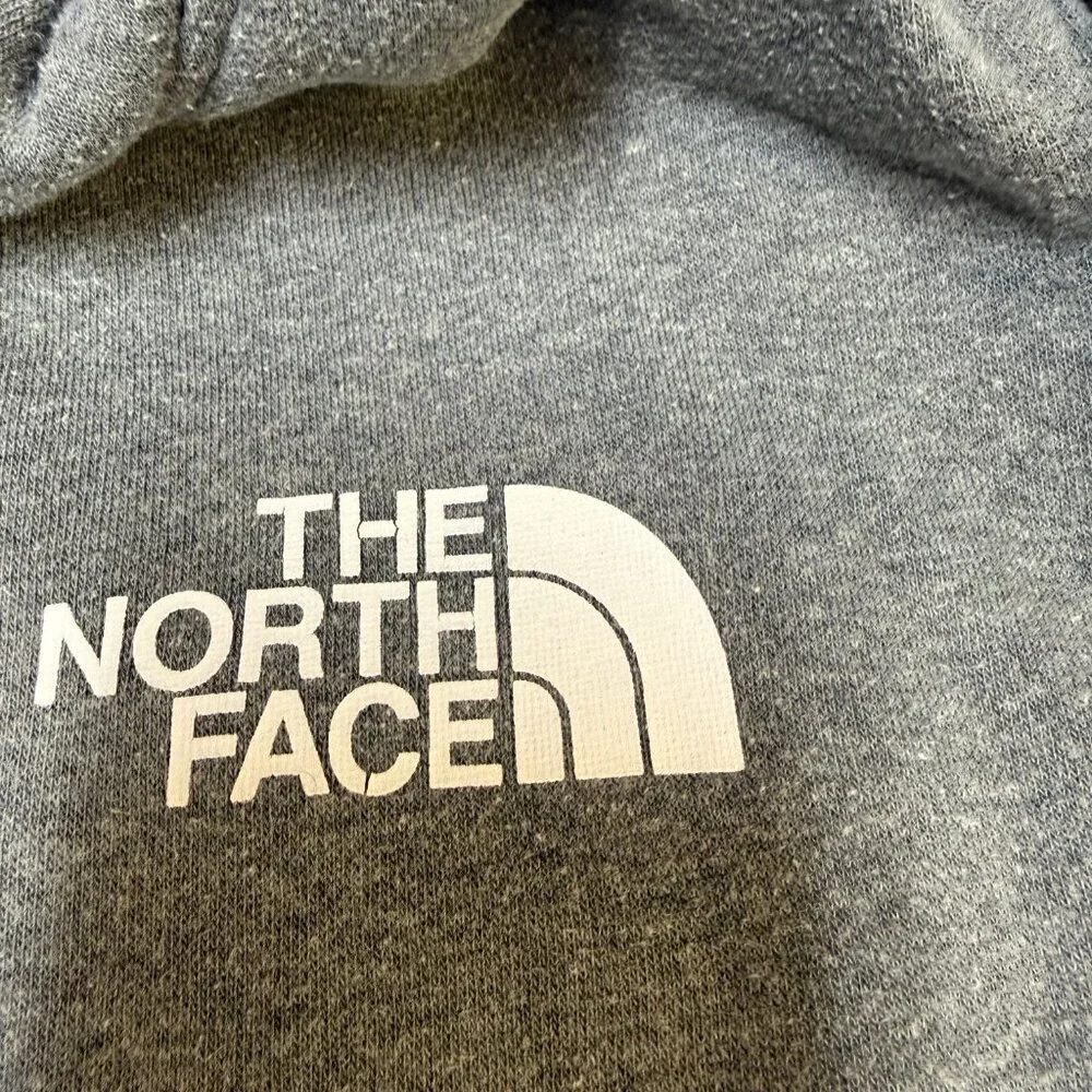The North Face Box‎ Logo Hoodie Men’s M Heather Gray EUC